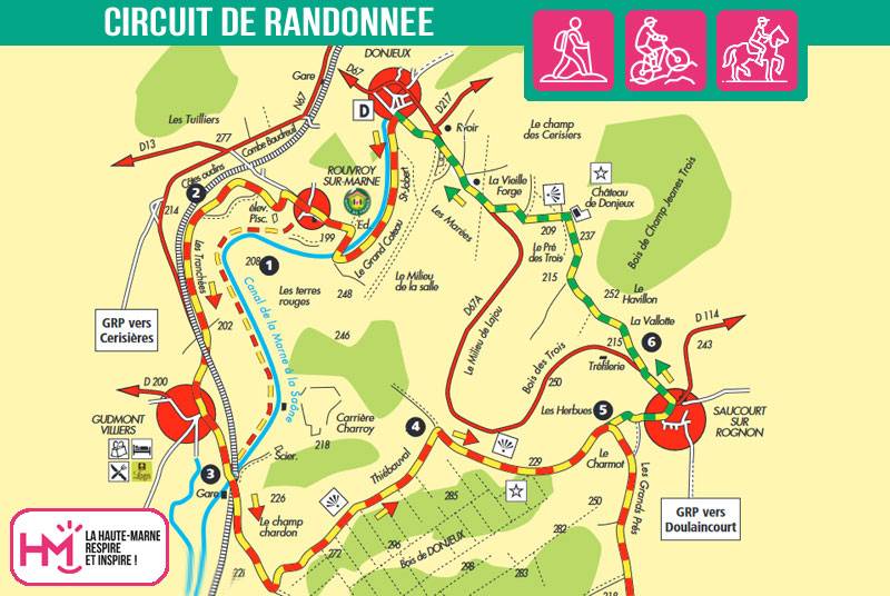Randonnée : Le château de Donjeux - PR N°38