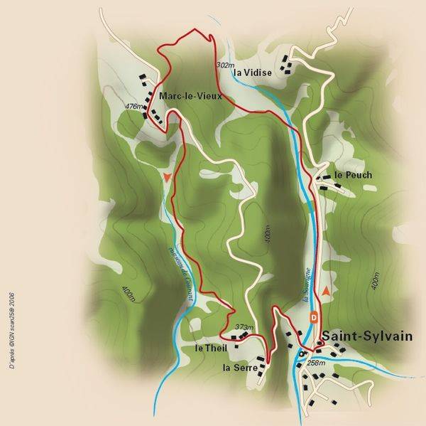 Randonnée : Chemin de fer, chemin de terre