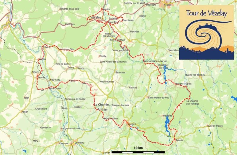 Randonnée : Tour de Vézelay