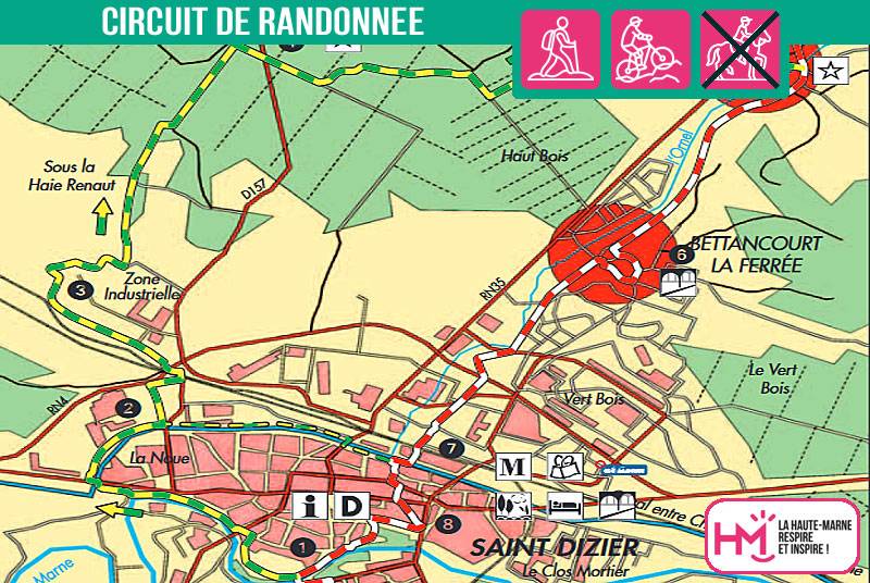 Randonnée : Marne Ornel - PR N°98