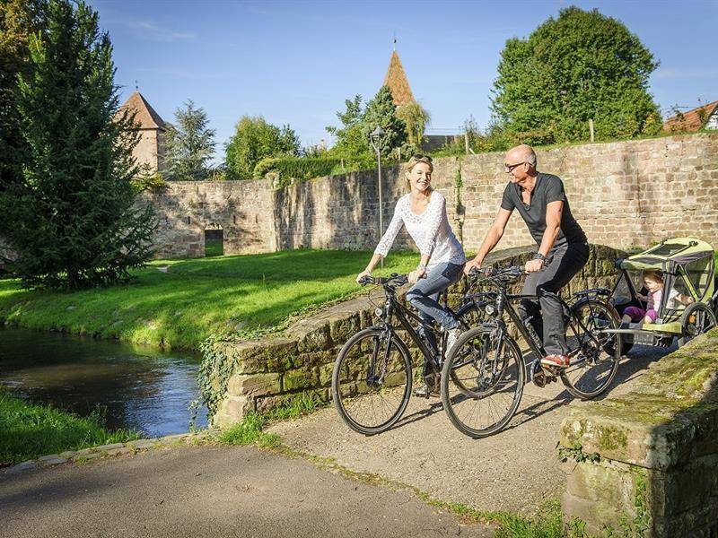 Randonnée : Itinéraire cyclable : Axe B de Wissembourg à Hatten par Seebach