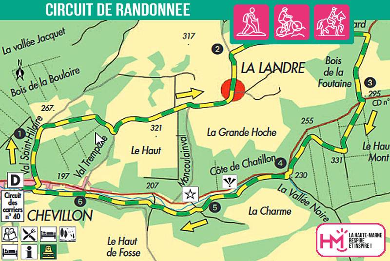 Randonnée : Entre plateaux et vallées - PR N°58