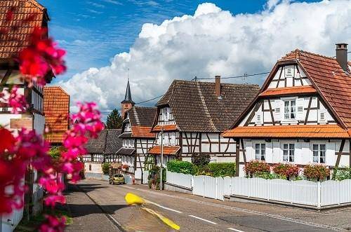 Randonnée : Circuit à vélo : de Hoffen aux villages blancs de Seebach et Hunspach